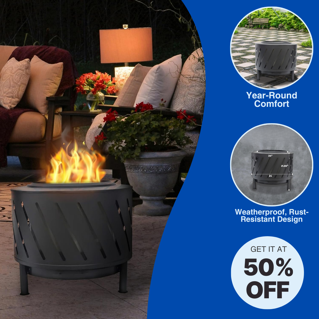 SmokeHaven Elite™ - Smokeless Fire Pit