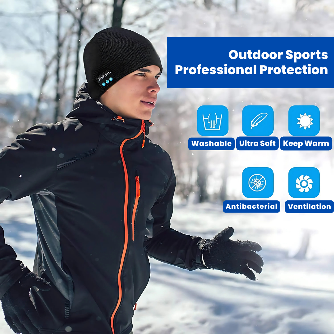 ThermaBeat Beanie™ - Bluetooth Beanie Hat
