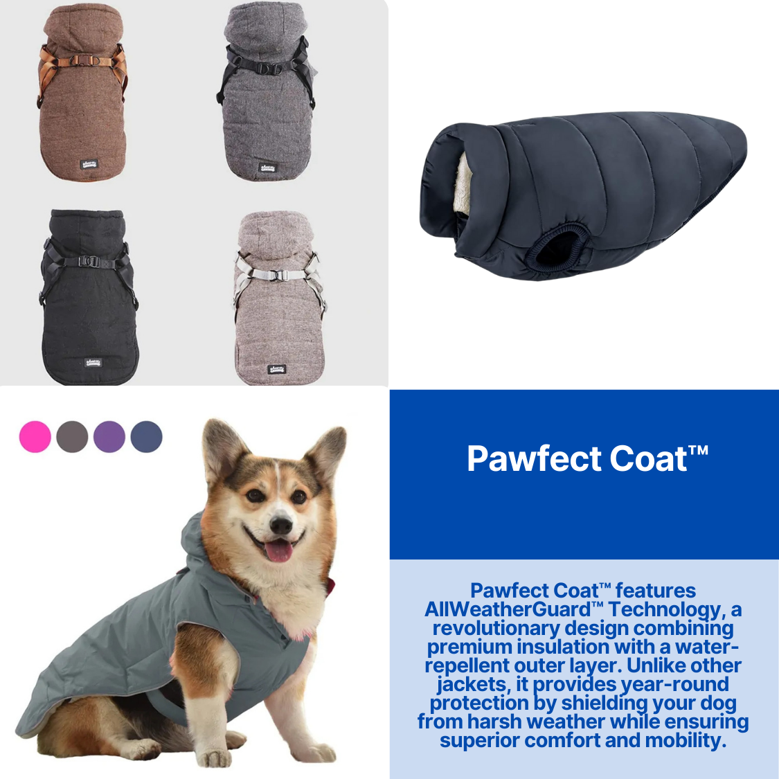 Pawfect Coat™- Dog winter jacket