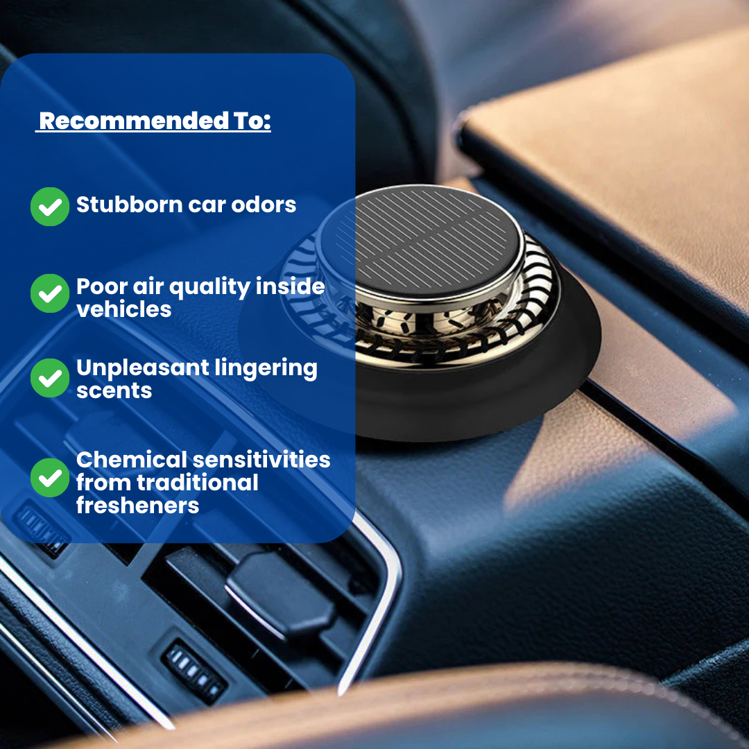 SunBreeze Auto Diffuser™ - Solar-Powered Car Diffuser