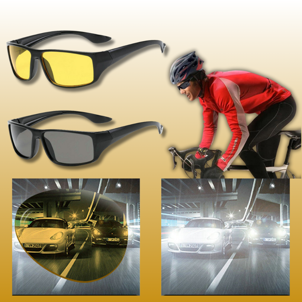 NightShade Anti-Glare Night Vision Driver Glasses – Golden Shop®