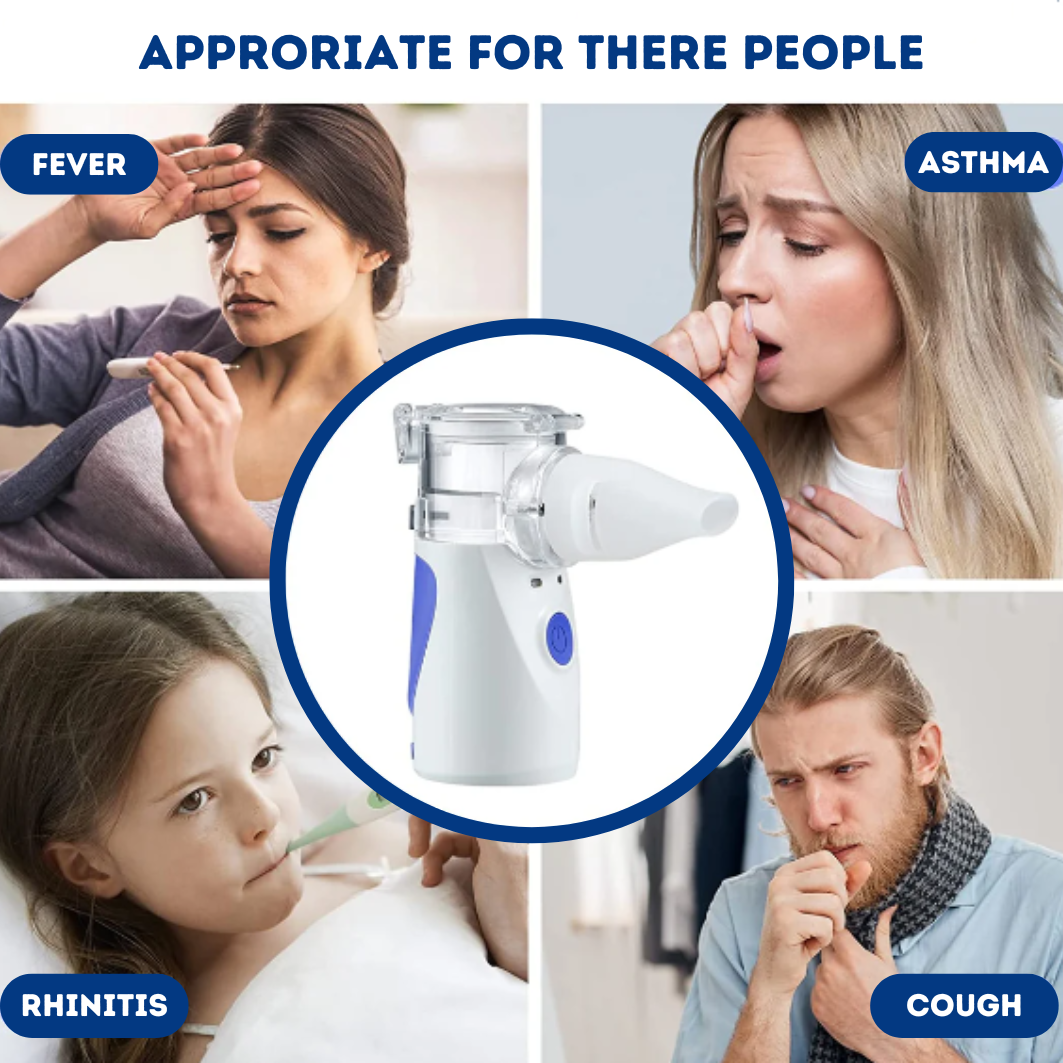 New BreezyPro V2™ - Portable Ultrasonic Nebulizer