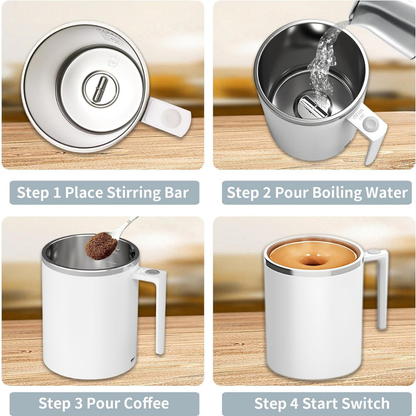 FusionFlow Mug™ - Self-Stirring Mug