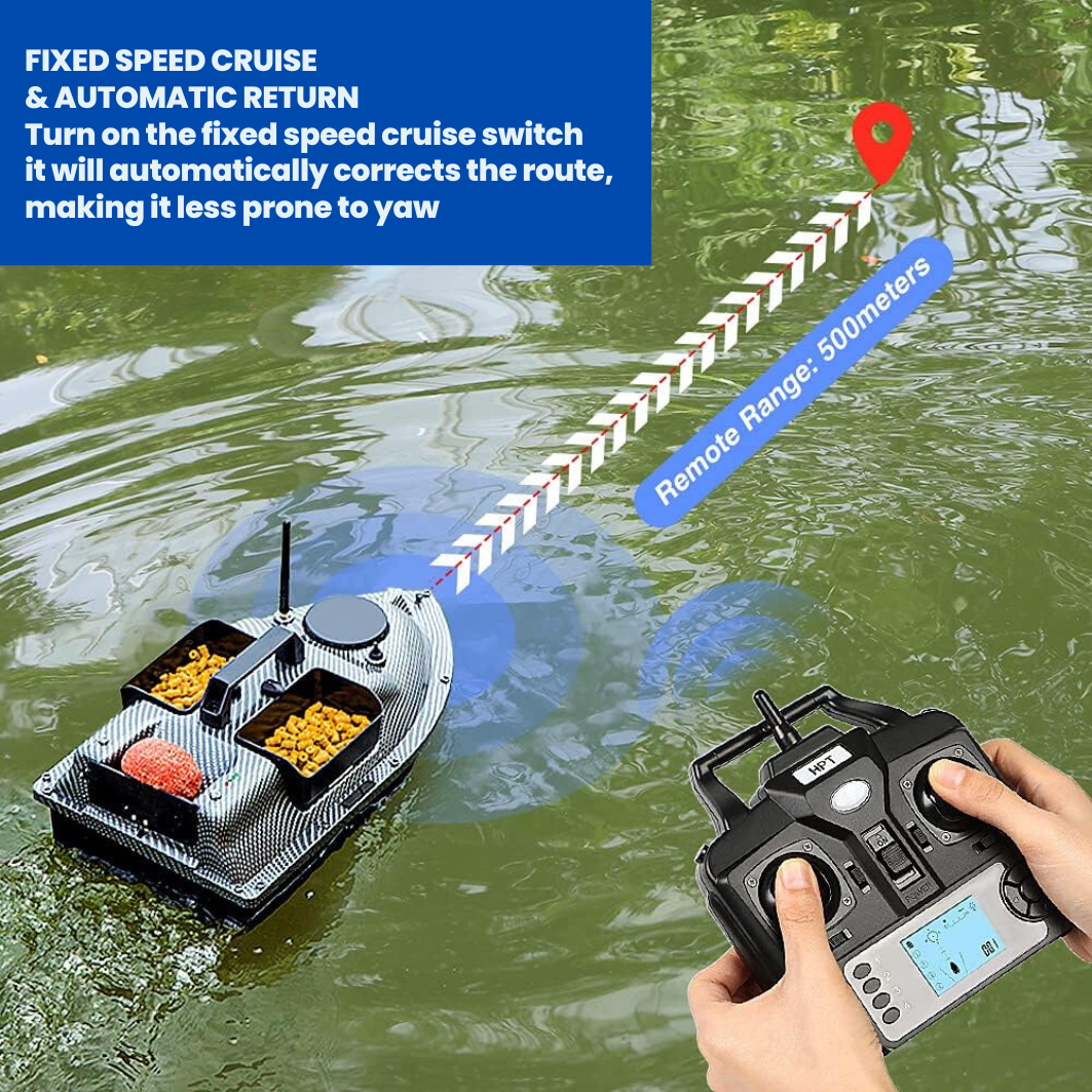 BaitPilot Pro™ - Remote Control Fishing Bait Boat