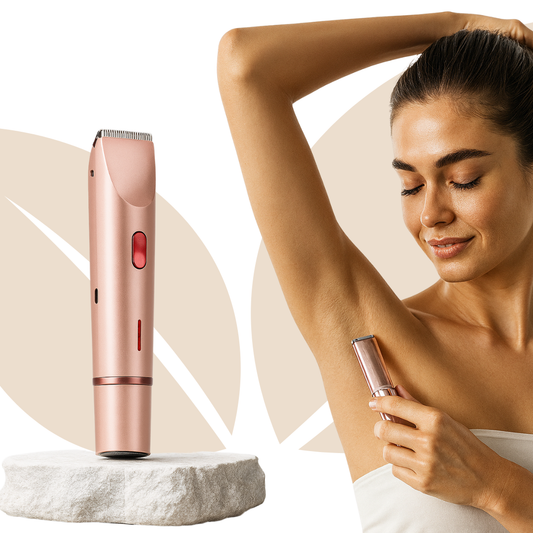 Barely™ - Bikini Trimir,  Body Shaver & Hair Remover for Smooth