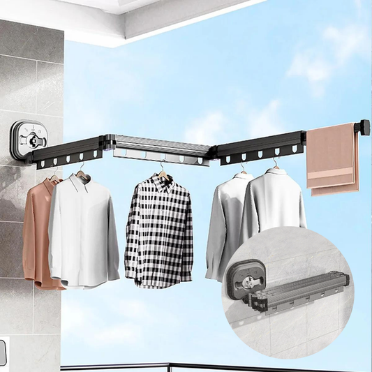 SpaceGrip Drying Rack™ - Wall-Mounted Laundry Solution