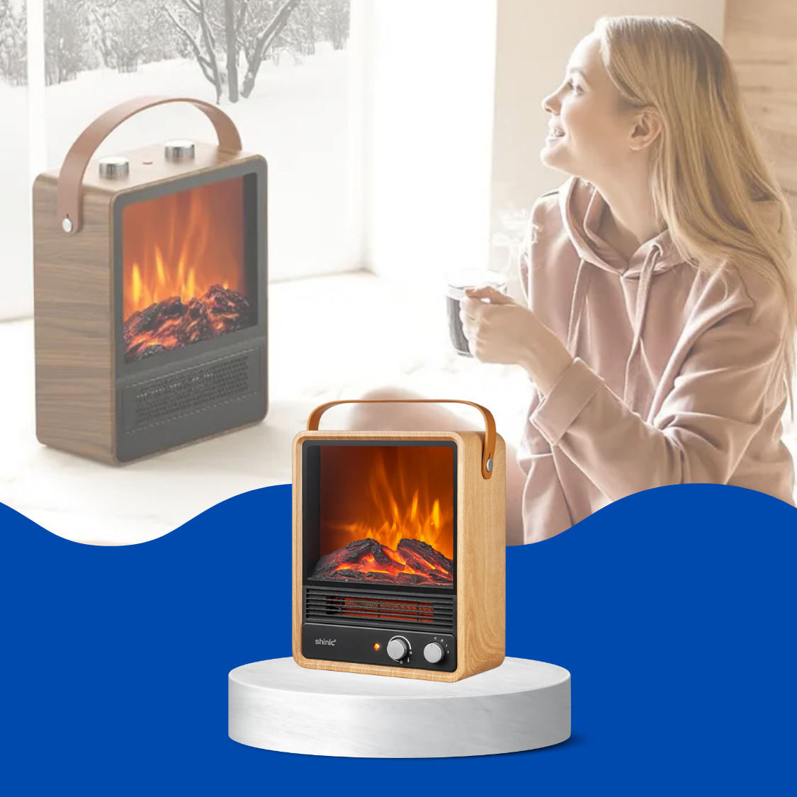 HearthEase™ Electric Heater - Fireplace Heater