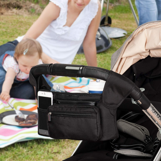 SwiftGrip Stroller Caddy™ - Baby Stroller Organizer