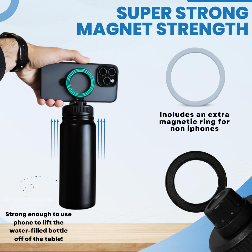 HydraMagnet Pro - The #1 Water bottle + Free Magnetic Booster Ring