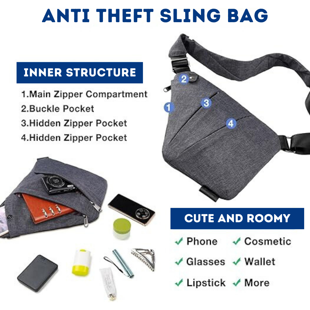 FortressTravel Bag- The #1 Sling Bag