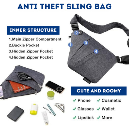 FortressTravel Bag- The #1 Sling Bag