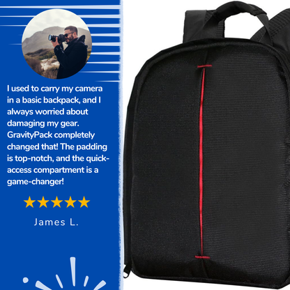 GravityPack™ - Camera backpack
