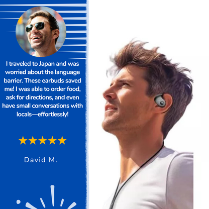 Globetalk™ - AI translator earbuds