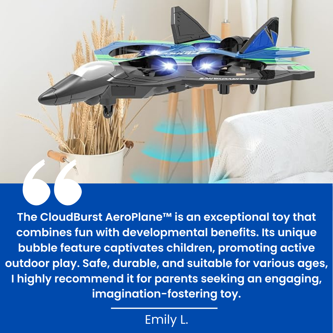 CloudBurst AeroPlane™ - Remote Control Bubble Plane