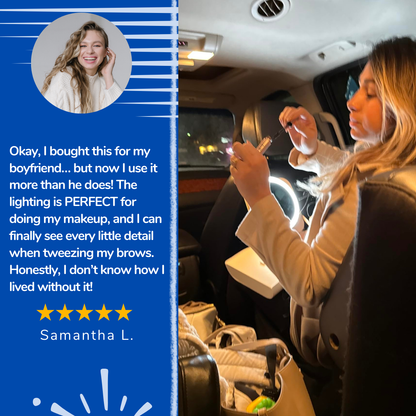 ClarityGlow™ - Lighted Makeup Mirror