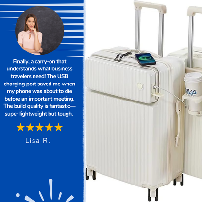SkyVault™ - Best spinner suitcase for travel