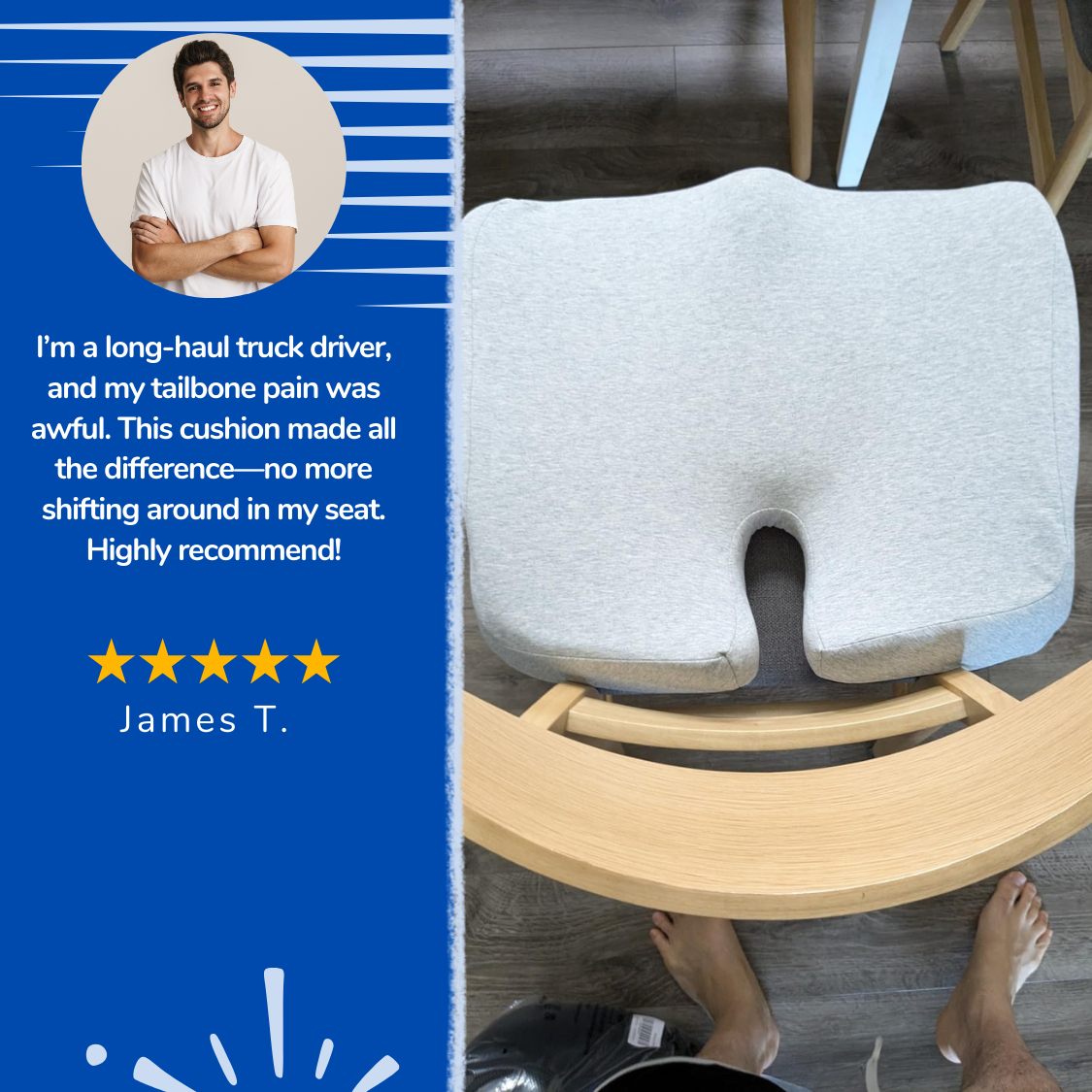 Coccyx Cloud™ - Coccyx cushion