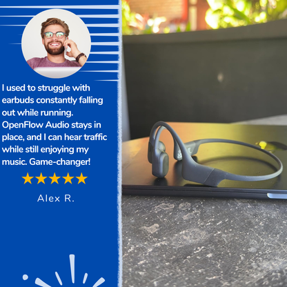 OpenFlow Audio™- Bone conduction headphones