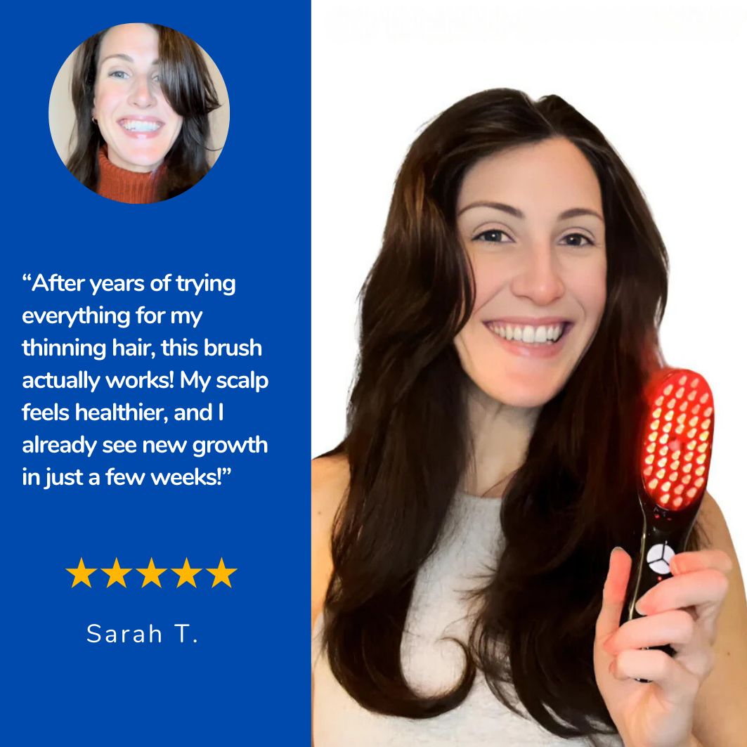 HaloGrow™ Hair Brush - The #1 Scalp massage