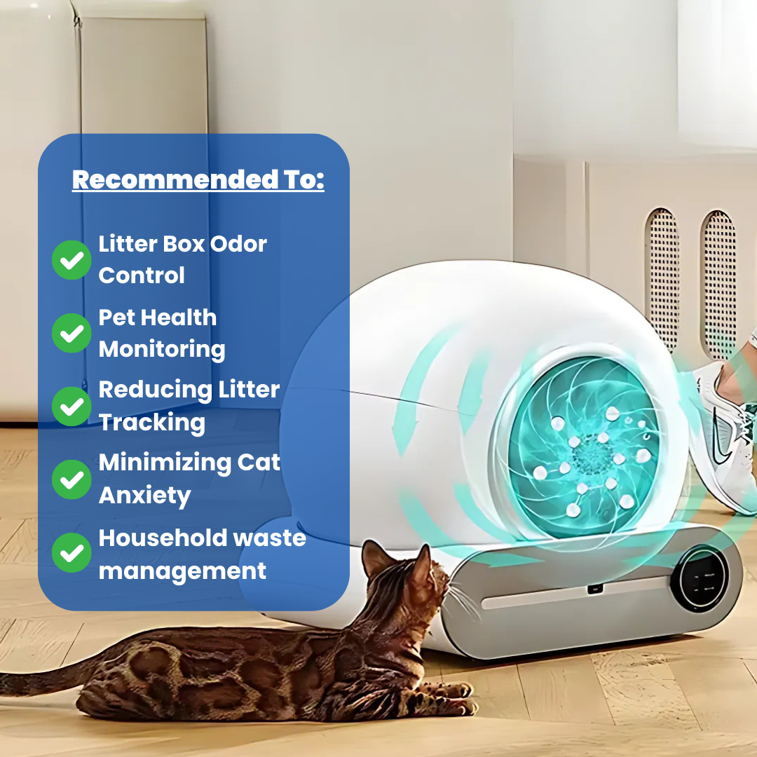 FreshPaw Oasis™ - Automatic Cat Litter Box