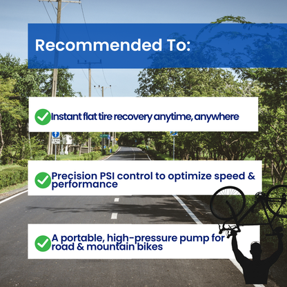 PSI TurboMax™ -Mini bike pump