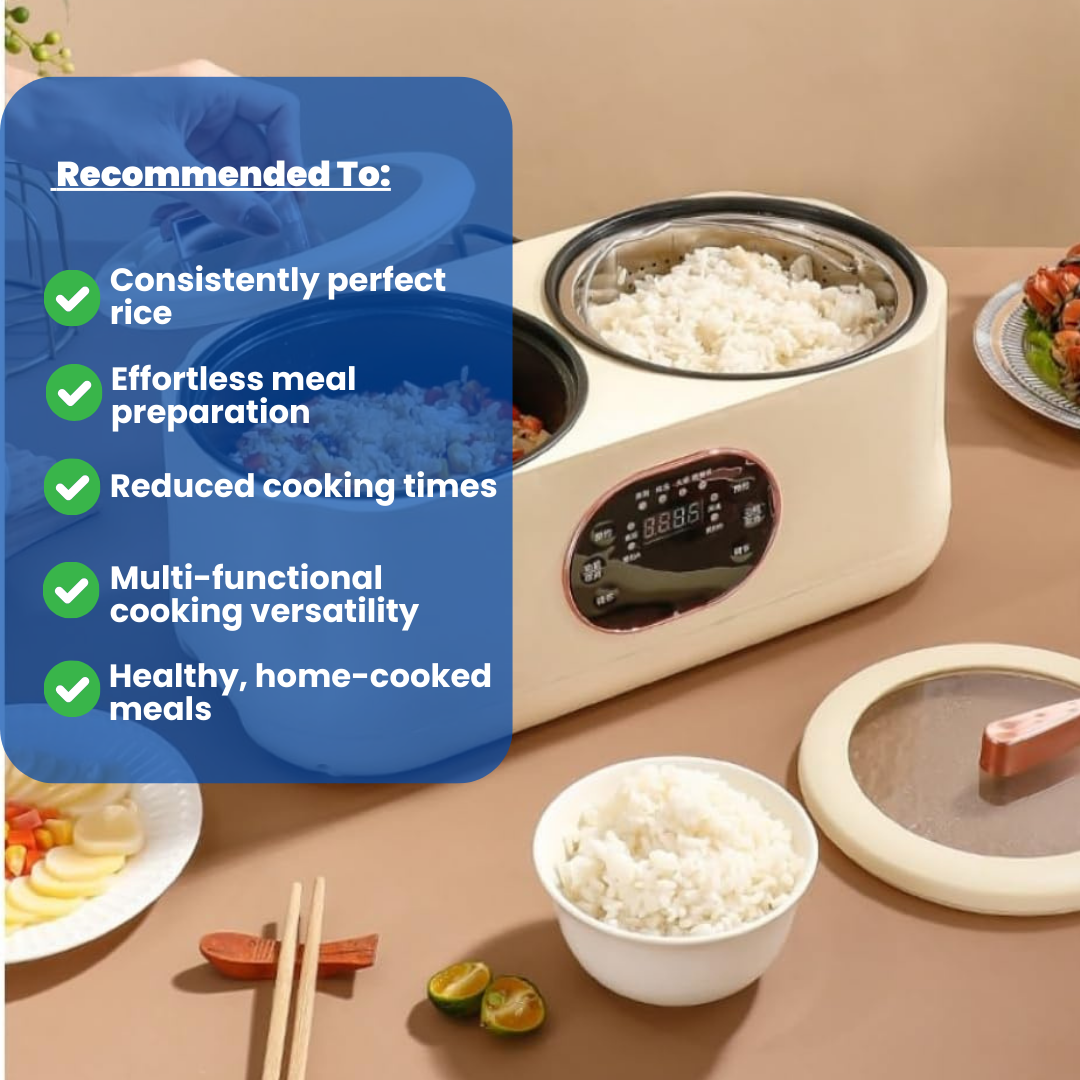 VortexCooker 360™ - Multi-Functional Rice Cooker