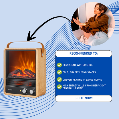 HearthEase™ Electric Heater - Fireplace Heater