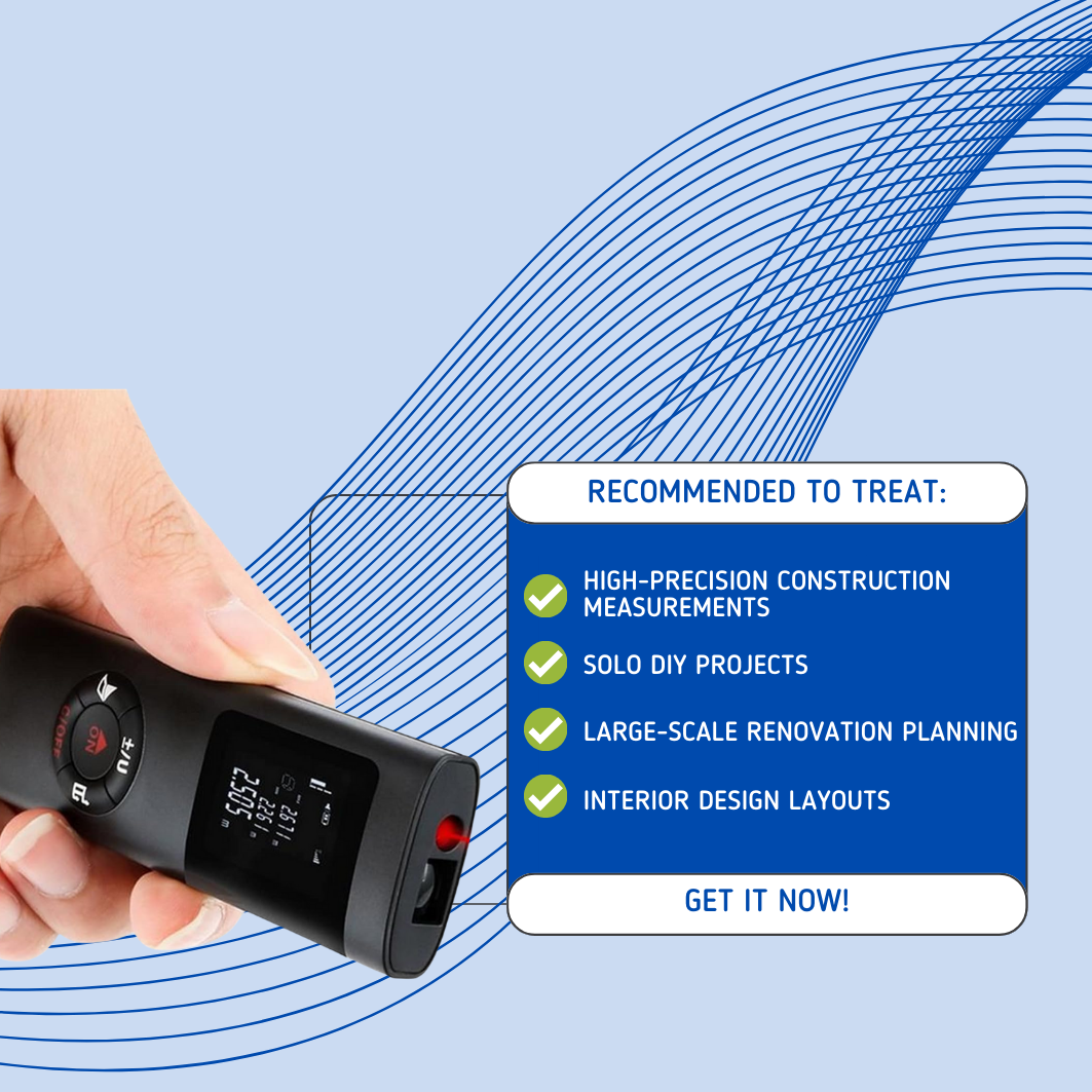 AccuLine Laser Meter™ - Laser Distance Meter