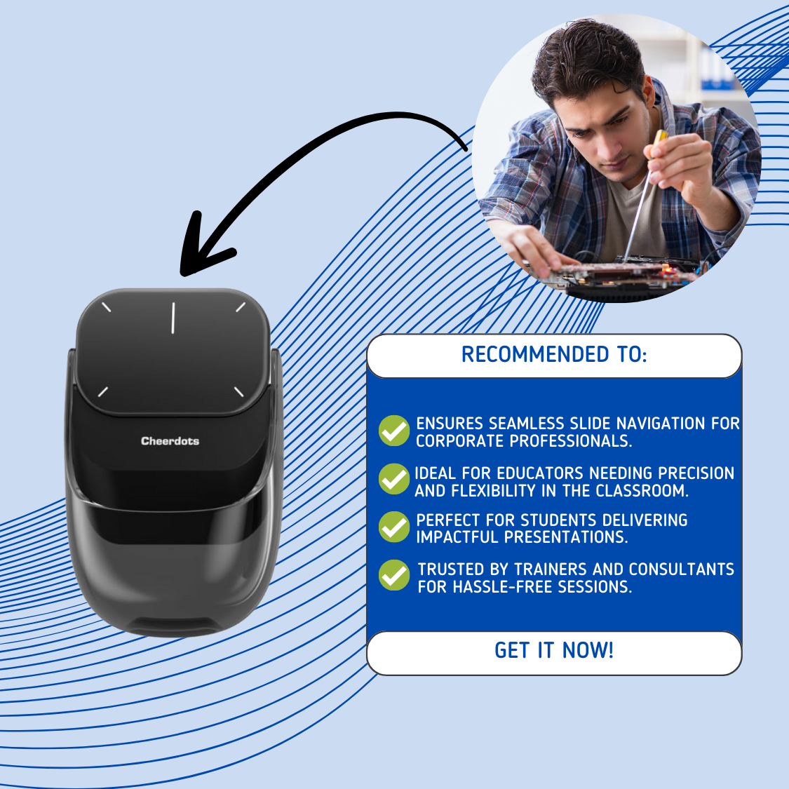 VoiceTrackPointer™ - Wireless Mouse