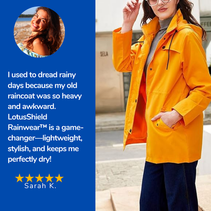 LotusShield Rainwear™ - Women’s Raincoat