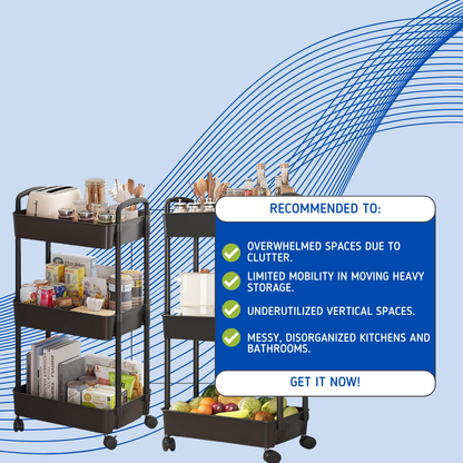 ClutterAway Cart™ - Storage Cart