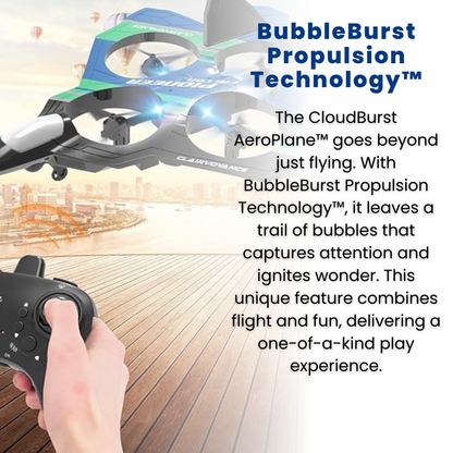 CloudBurst AeroPlane™ - Remote Control Bubble Plane