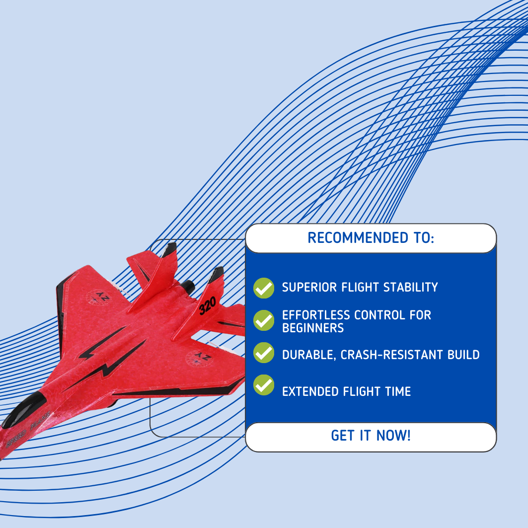 AeroGlide Fighter™ - Toy Plane