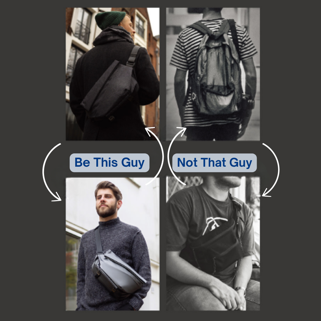 GlidePack Urban- The #1 Shoulder Bag