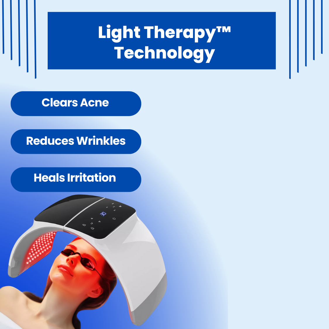 OnyxLED™ - LED Light Therapy Mask