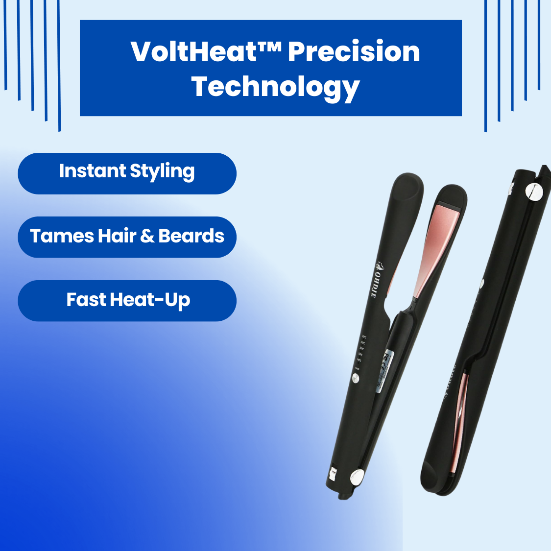 VoltStyle™ - Hair Straightener And Curler