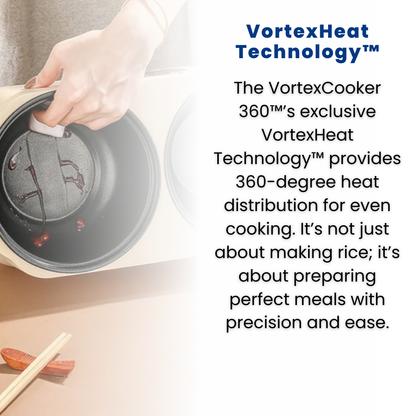 VortexCooker 360™ - Multi-Functional Rice Cooker