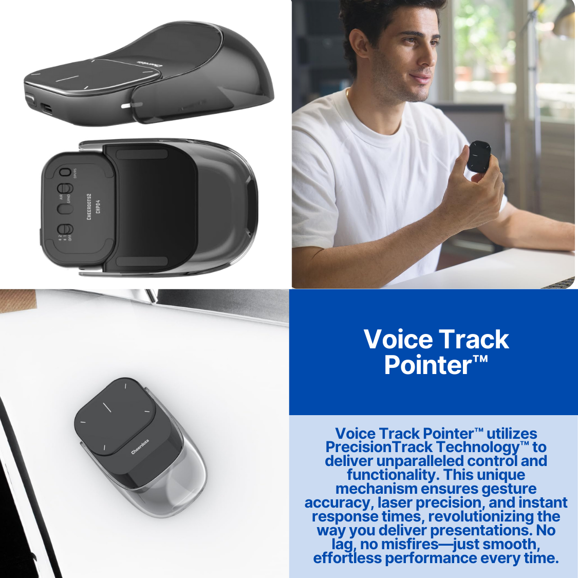 VoiceTrackPointer™ - Wireless Mouse