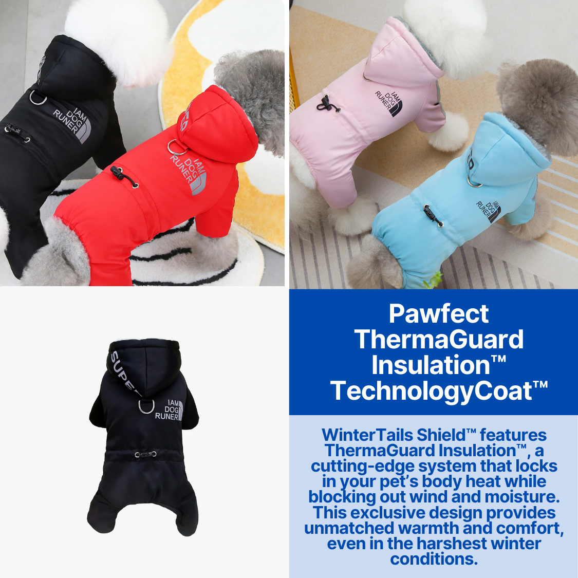 WinterTails Shield™ - Dog Winter Jacket