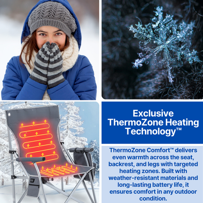 ThermoZone Comfort™ - Heated Camping Chair