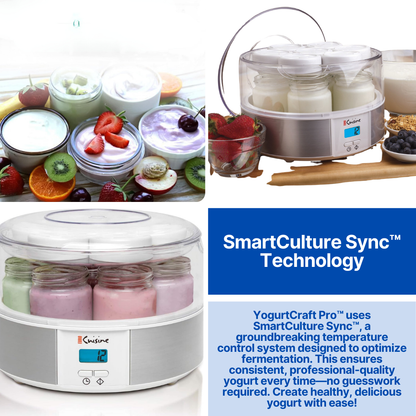 YogurtCraft Pro™ - Automatic Yogurt Maker