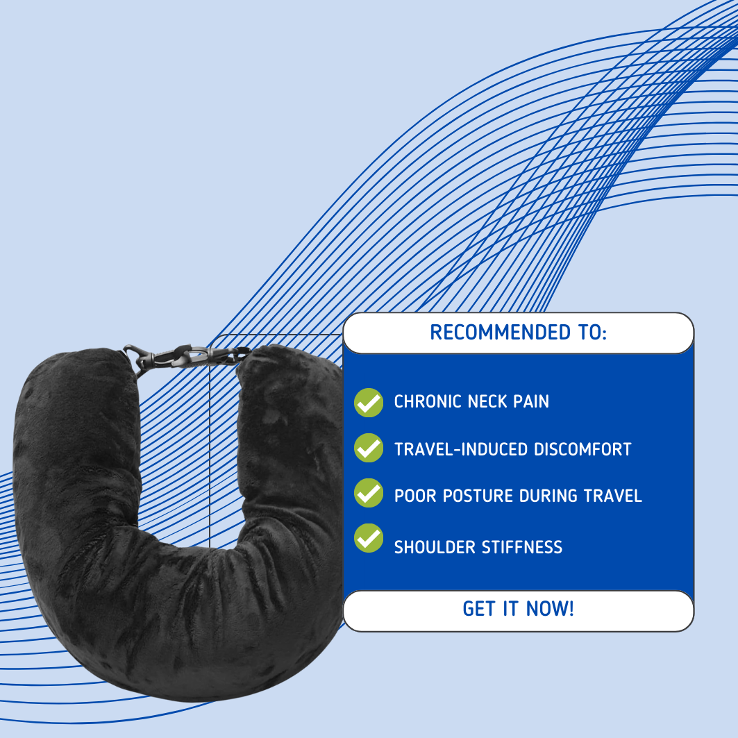 TravelNest Luxe™ - Travel Pillow