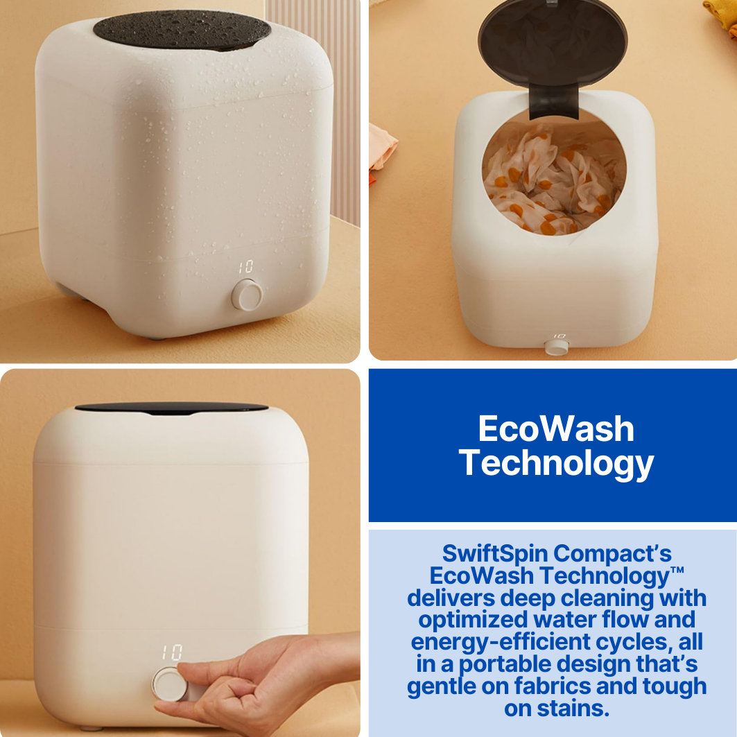 SwiftSpin Compact - Portable washing machine