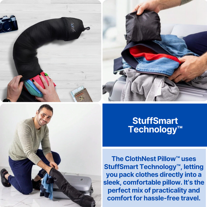 ClothNest Pillow™ - Travel pillow