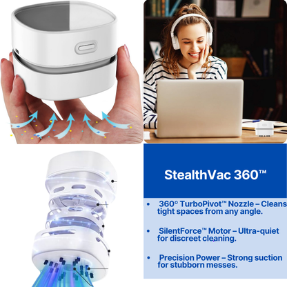 StealthVac 360™ - Portable Vacuum Cleaner