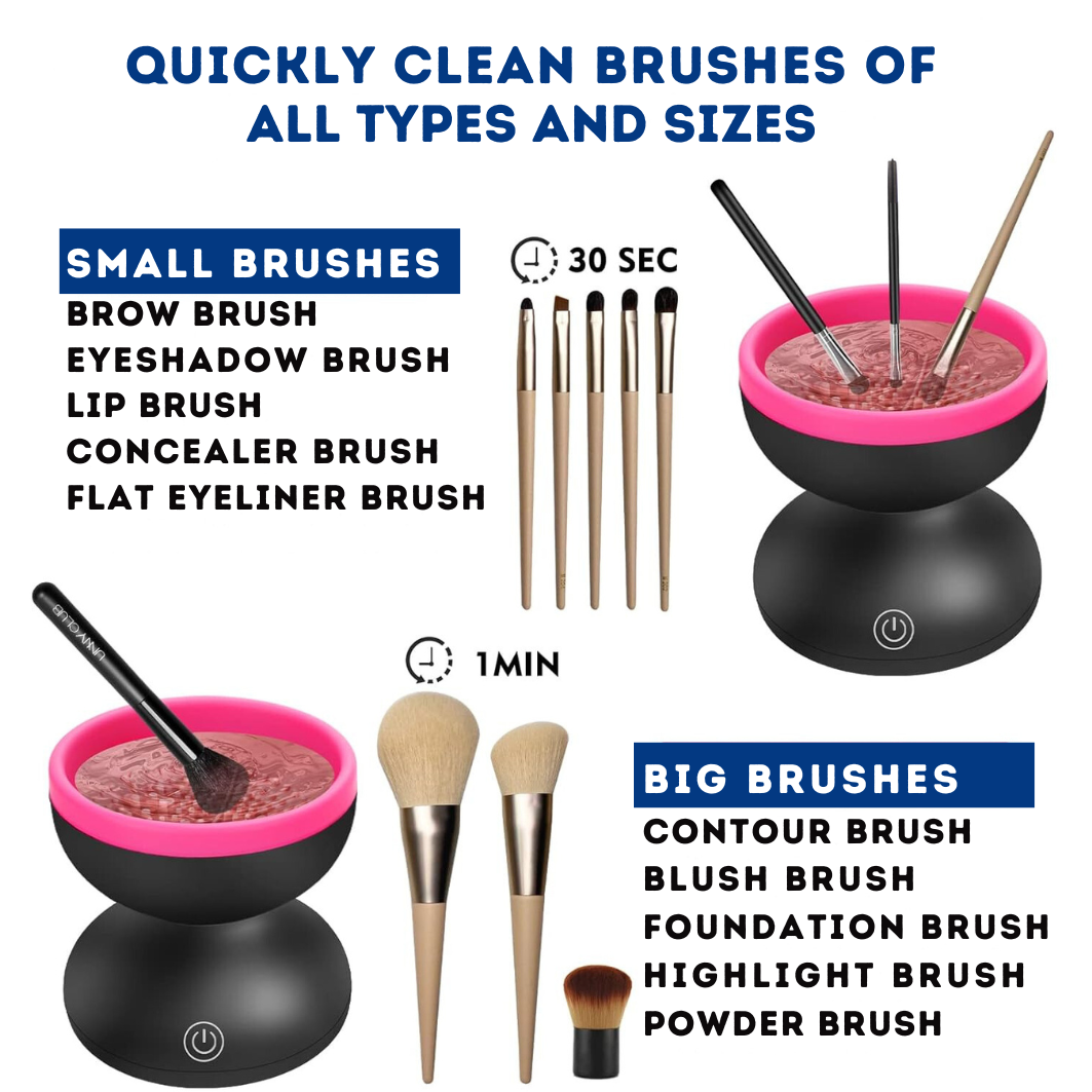 BristleWave Pro - Makeup Brush Cleaning