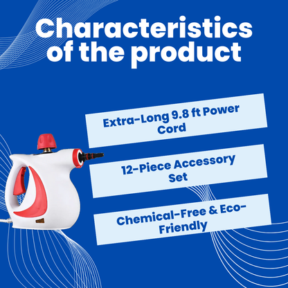NatureClean Steamer™ - High-Pressure Steam Cleaner