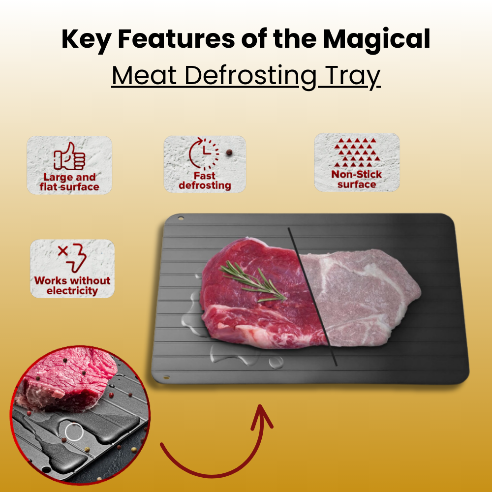 Magical Meat Defrosting Tray™ - Quick, Natural & Safe Thawing