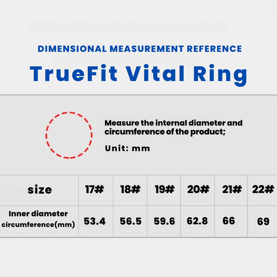 TrueFit Vital Ring - The #1 Smart Ring