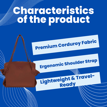 Corduroy LuxeCarry™ -  Corduroy tote bag